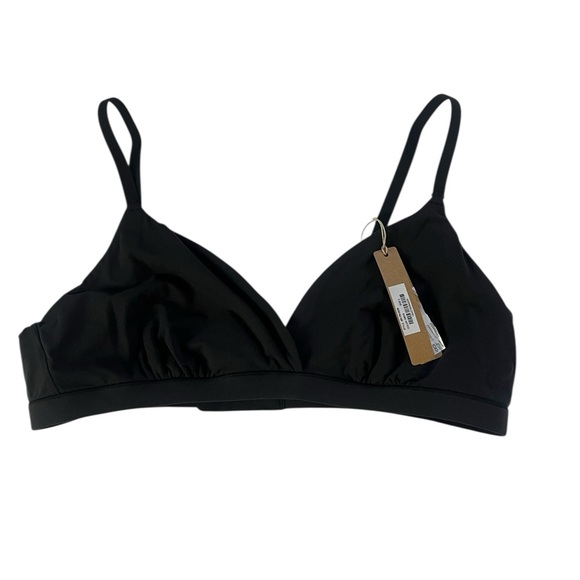 SKIMS Triangle Bralette Bra – Onyx – Size L – NWT